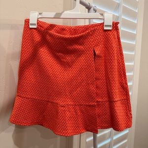 Cabi NWT Matchmaker Skort size 4 Spring 2023 Style #6360 Tiger Lily